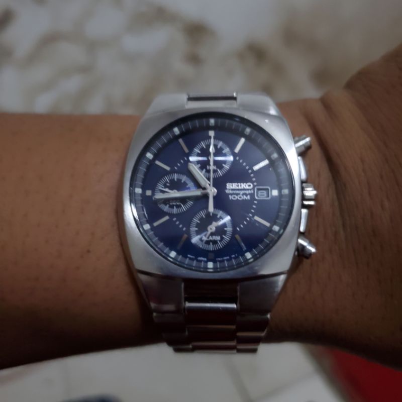 Jam Tangan Pria Bekas Seiko Chronograph Original Branded