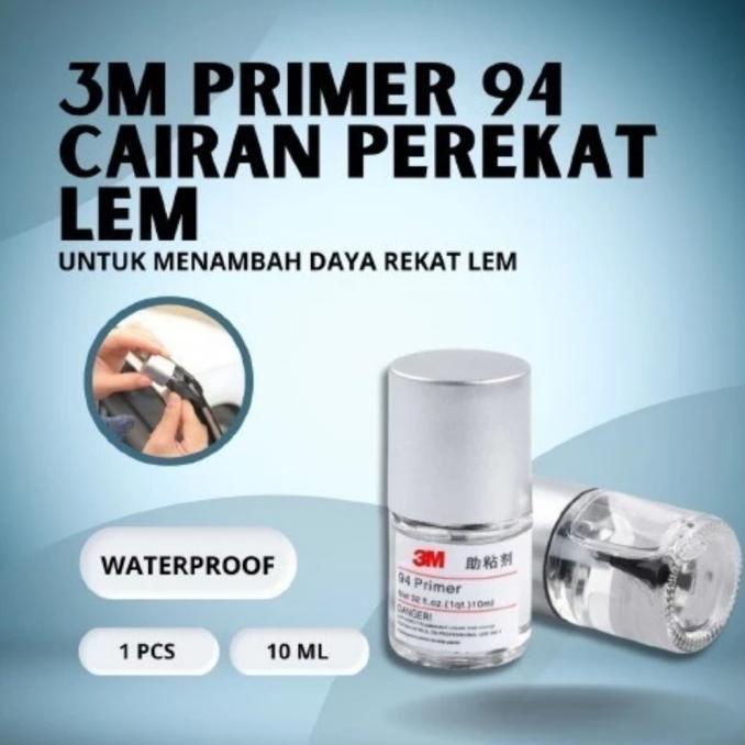 

Silahkan Order] 3M primer 94 adhesive lem perekat double tape dan sticker 10 ml ORI
