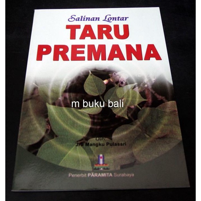 cusss order] Salinan Lontar Taru Premana - buku bali hindu