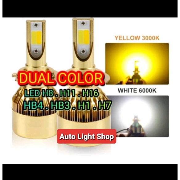 LED H1 . H7 . HB4 . HB3 . Dual Color