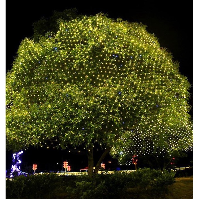 LAMPU TAMAN JARING LAMPU OUTDOOR JALA LAMPU DEKORASI TAMAN PESTA