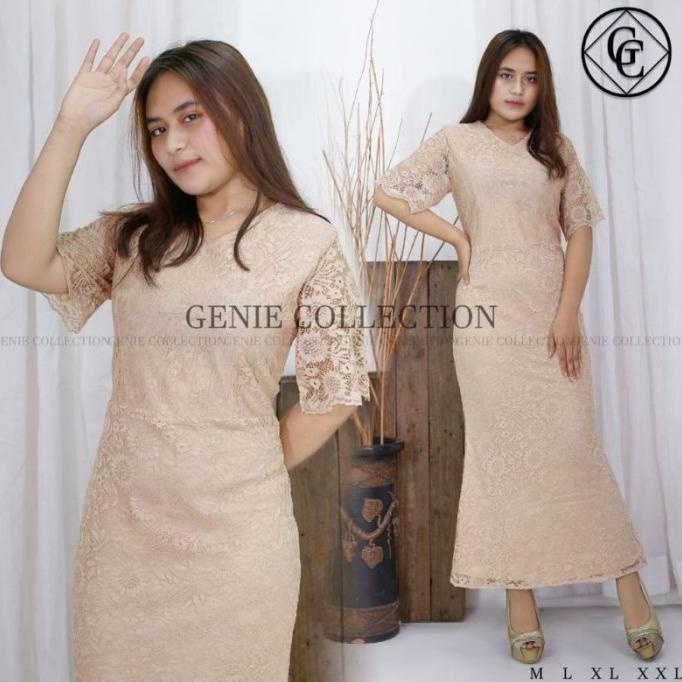 {natal} longdress brokat modern longdress terbaru dress natal longdress pesta TERLARIS