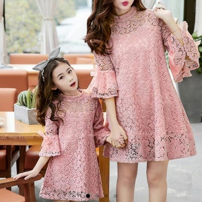 Natal // Couple Baju Ibu Dan Anak Perempuan Dress Pesta Natal Kondangan Limited Edition