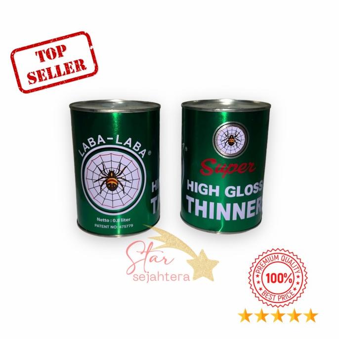 monggo] Thinner Laba Laba Hijau liter Tiner ND Super High Gloss Cat Duco