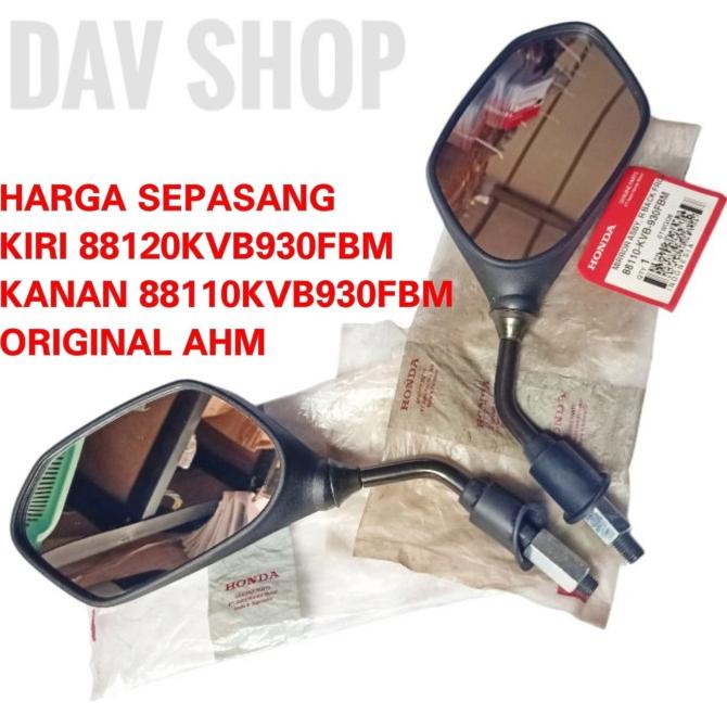 ```````] KACA SPION SET KANAN KIRI VARIO 110/VARIO TECHNO 110 BIRU MUDA ORI AHM