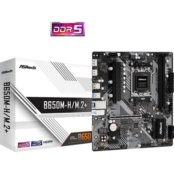 """] ASRock B650M-H/M.2+ (AM5, AMD B650, DDR5, USB3.2 Type-C, SATA3)