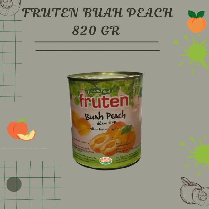

{{{{}}] FRUTEN BUAH PEACH 820 GR