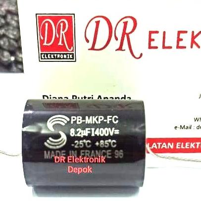 Baru Kapasitor MKP SOLUN Solen 8.2uf 8,2uf 825 400v Original 8,2 uf 400 v dre3 Ayo Beli