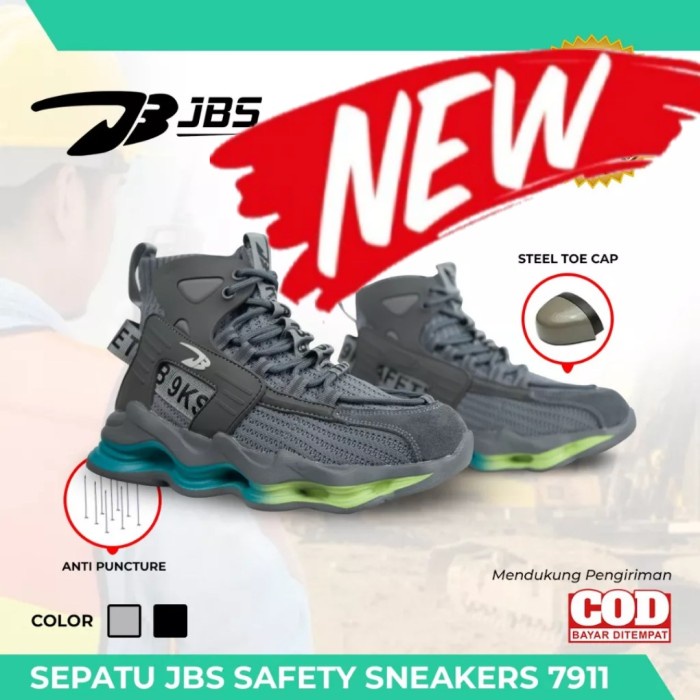 Sepatu Sneakers Safety pria sport sepatu safety casual pria lapangan