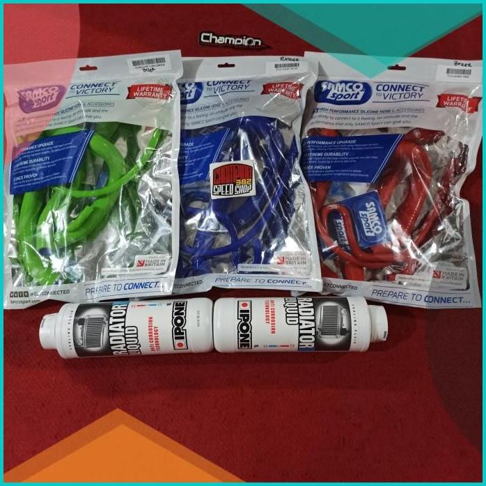 Paket Selang Radiator SAMCO ORI UK + Coolant IPONE ZX25R ZX-25R ZX 25