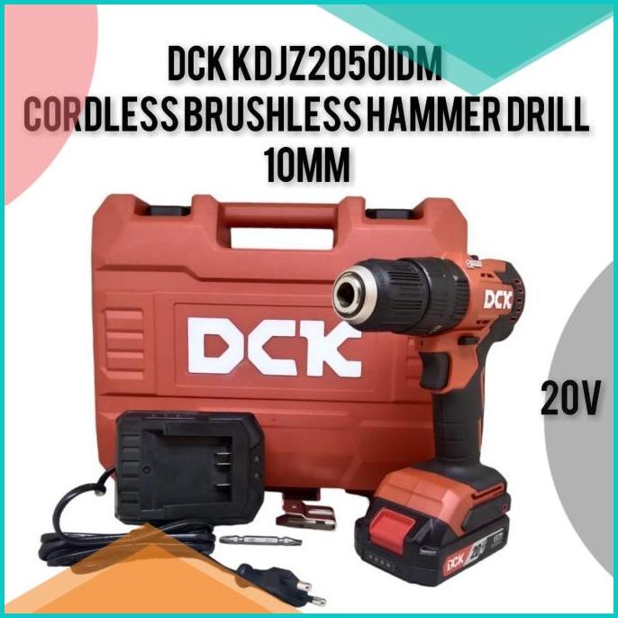bor batere DCK KDJZ2050iDM cordless brushless hammer drill 13mm 20V 2
