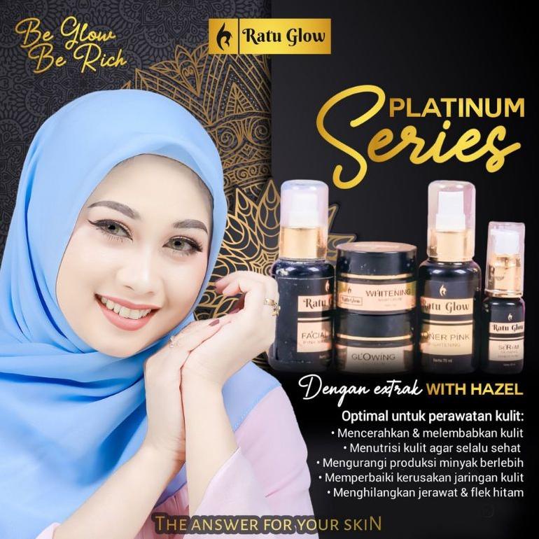 Ratu glow platinum/paket brightening/paket acne Ratu glow Skincare