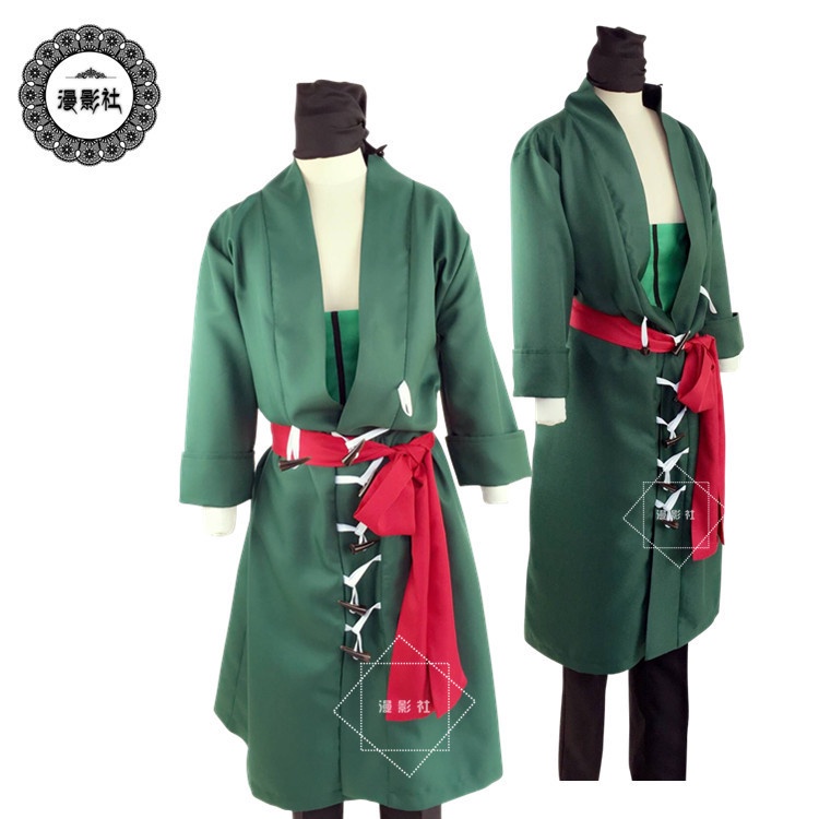 ONE PIECE cosplay Roronoa Zoro cosplay costume and Roronoa Zoro wig