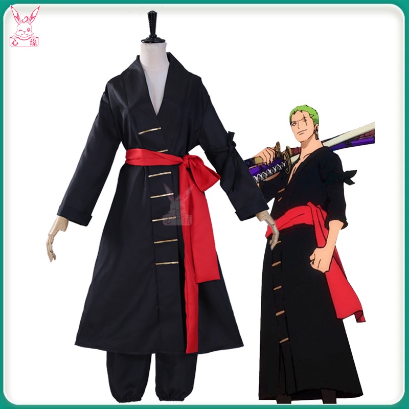 ONE PIECE cosplay Roronoa Zoro cosplay costume Roronoa and Zoro wig