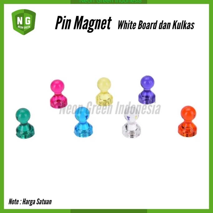 

siap kirim] KT-024 Pin Magnet Neodynium Memo Kulkas Whiteboard Papan Tulis Kantor