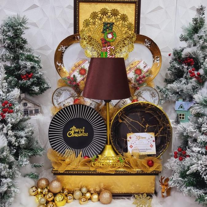 

Terlarisss - Paket Dekorasi Hampers Natal Christmas Parcel Hadiah Kue Kering 306 - Langsung Kirim