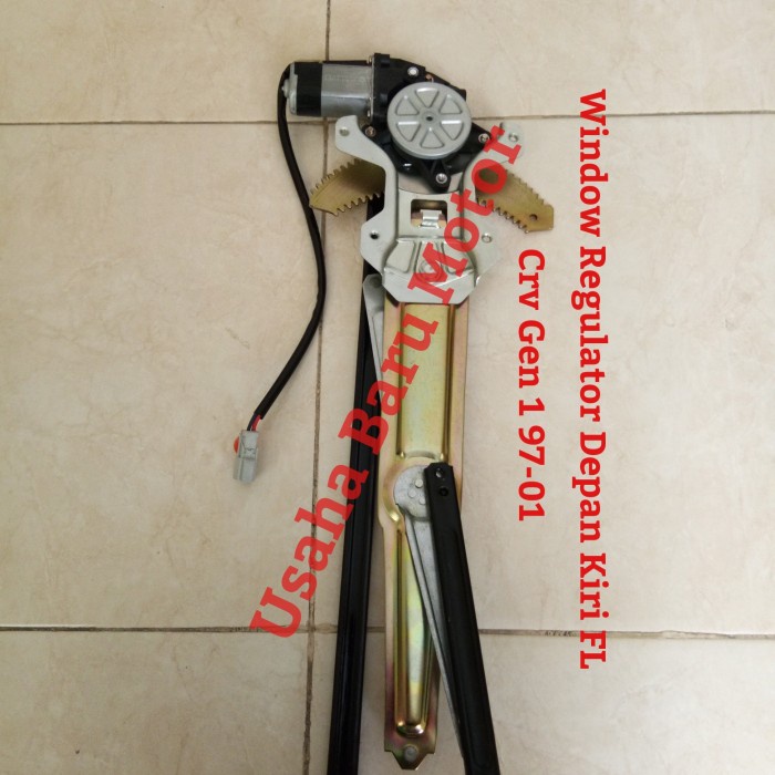 Window Regulator Kaca + Motor Kiri Depan Fl 1Pc Honda Crv Gen 1 99-01 Kode Hk039