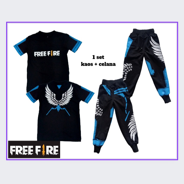 EXCLUSIVE ANAK ANAK stelan anak celana dan kaos angel ff