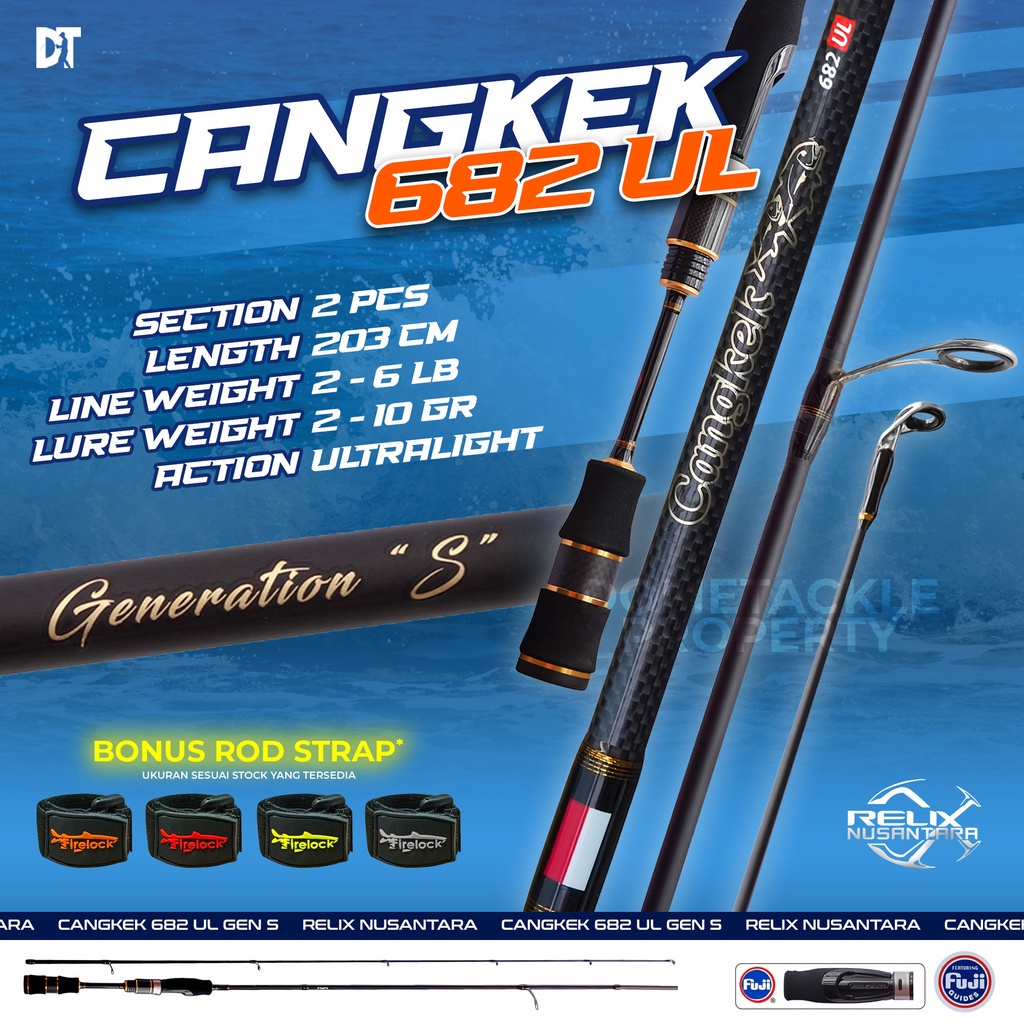[EXCLUSIVE] BEST QUALITY Cangkek Jagero Relix Nusantara Joran Pancing Rod UL ULtralight Spinning