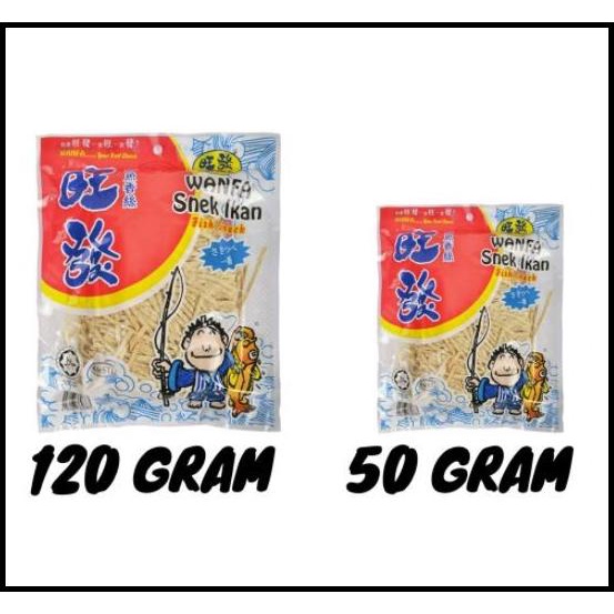 

BEST DEAL WANFA SNEK IKAN JUHI DRIED FISH SNACK 120GR 50GR WAN FA !