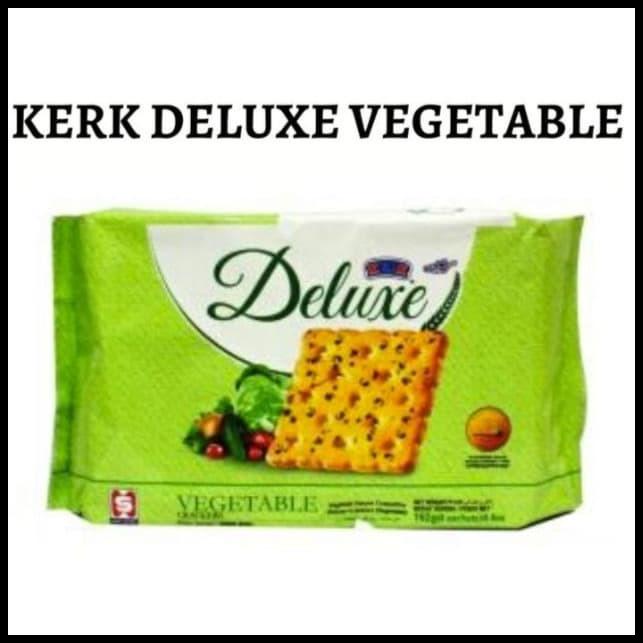 

BEST DEAL BISKUIT KERK DELUXE VEGETABLE 192GR - BISKUIT CRACKER SAYURAN MALAYSIA