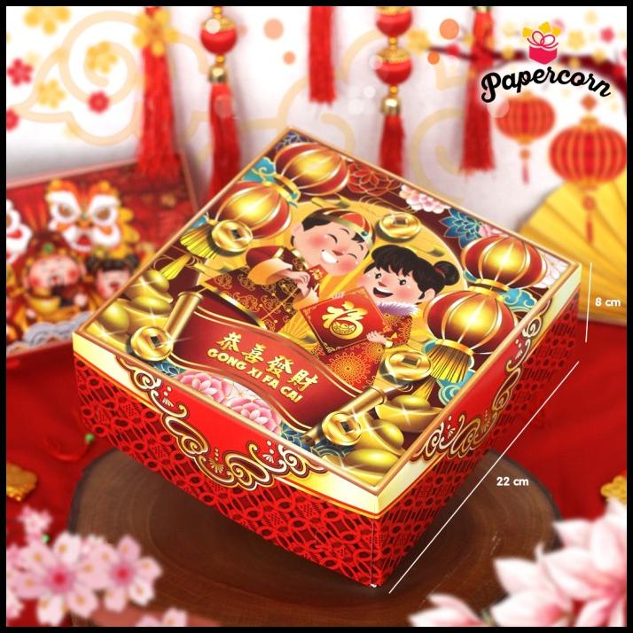 

BEST DEAL BOX CAKE IMLEK - SPRING CNY - 22X22X8CM !!
