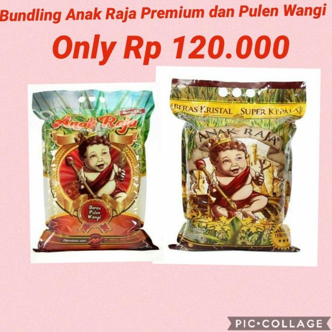 

Ready oke] Bundling Anak Raja Premium 5 kg dan Pulen Wangi 5 kg