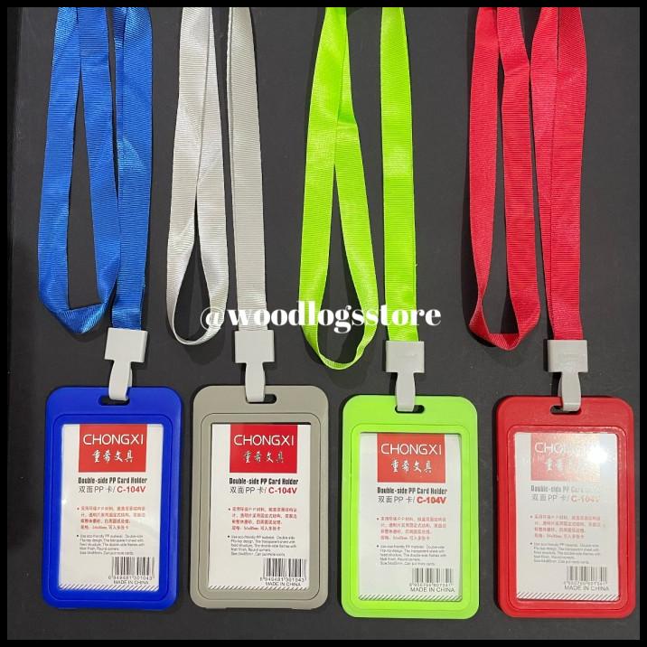 

BEST DEAL CASING ID CARD HOLDER LANYARD TEMPAT ID PLASTIK CHONGXI !!!!!!!