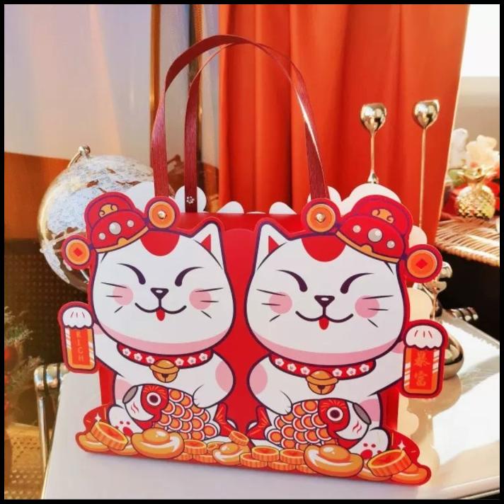 

HOT DEAL KOTAK IMLEK LUCKYCAT HOKI KOTAK HAMPER/KOTAK HADIAH SINCIA !!