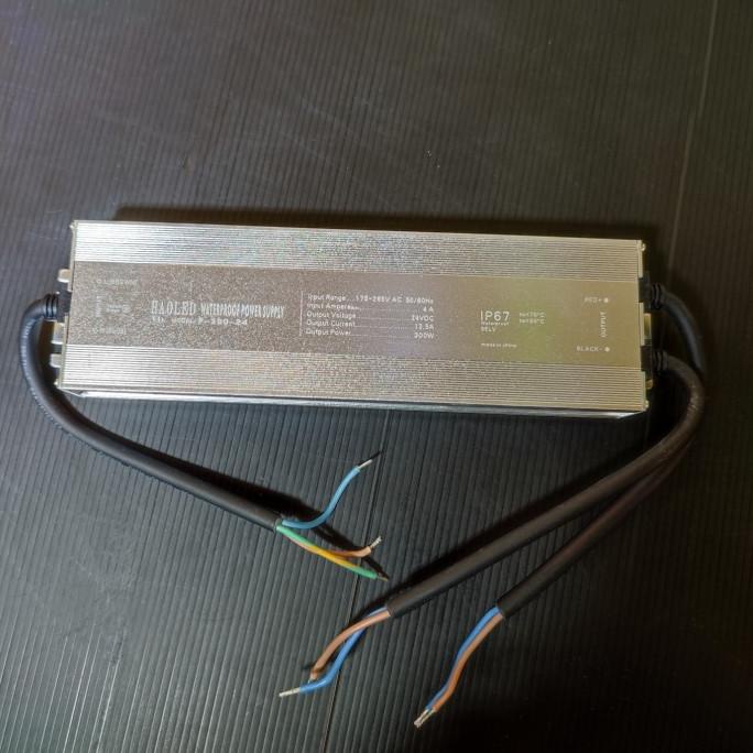 Buruan beli] power supply led driver trafo waterproof 24v 300w outdoor