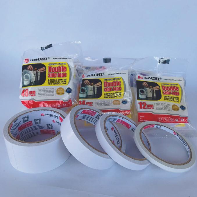 

}}}}}}] Isolasi Dobel Tape NACHI 6mm 12mm 24mm 48mm