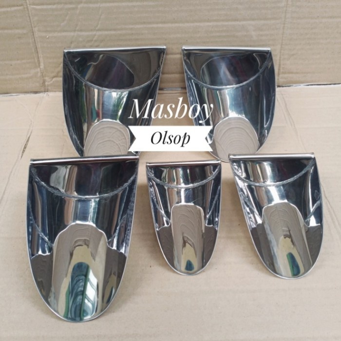 

Sekop Terigu Gula Stainles Set Isi 5Pc