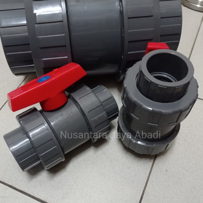 Ball Valve True Union Pvc 2 " Inchi - Ball Valve Watermur Pvc 2" Terlariss !!