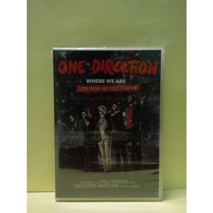 ONE DIRECTION - WHERE WE ARE LIVE FROM SAN SIRO STADIUM ( DVD )