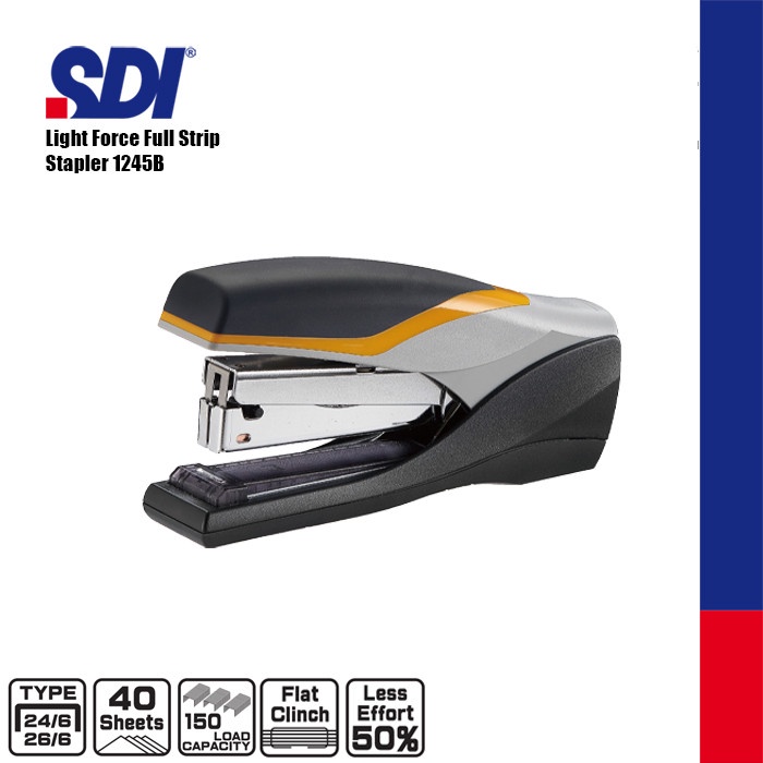 

Terbaru Sdi 1245B Stapler No.3 Light Force 40 Lembar Promo Terlaris