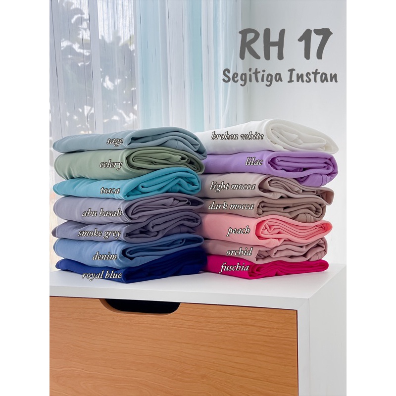 STYLISH HIJAB DAILY RH 17 HIJAB INSTAN RIBYKA