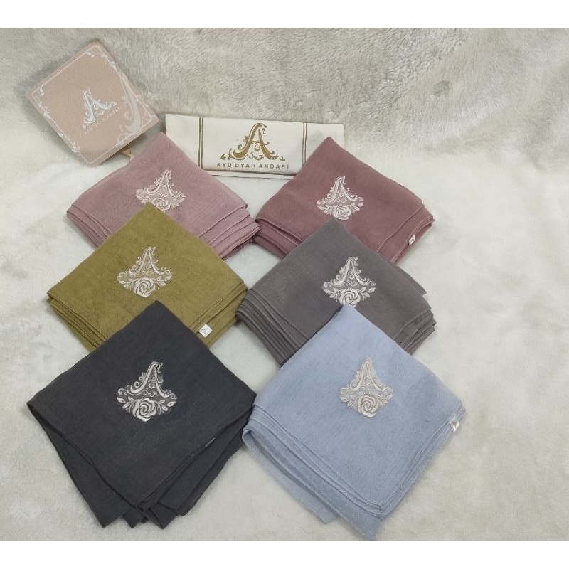 STYLISH HIJAB DAILY Plain Scarf Polos Paris by Ayu Dyah Andari