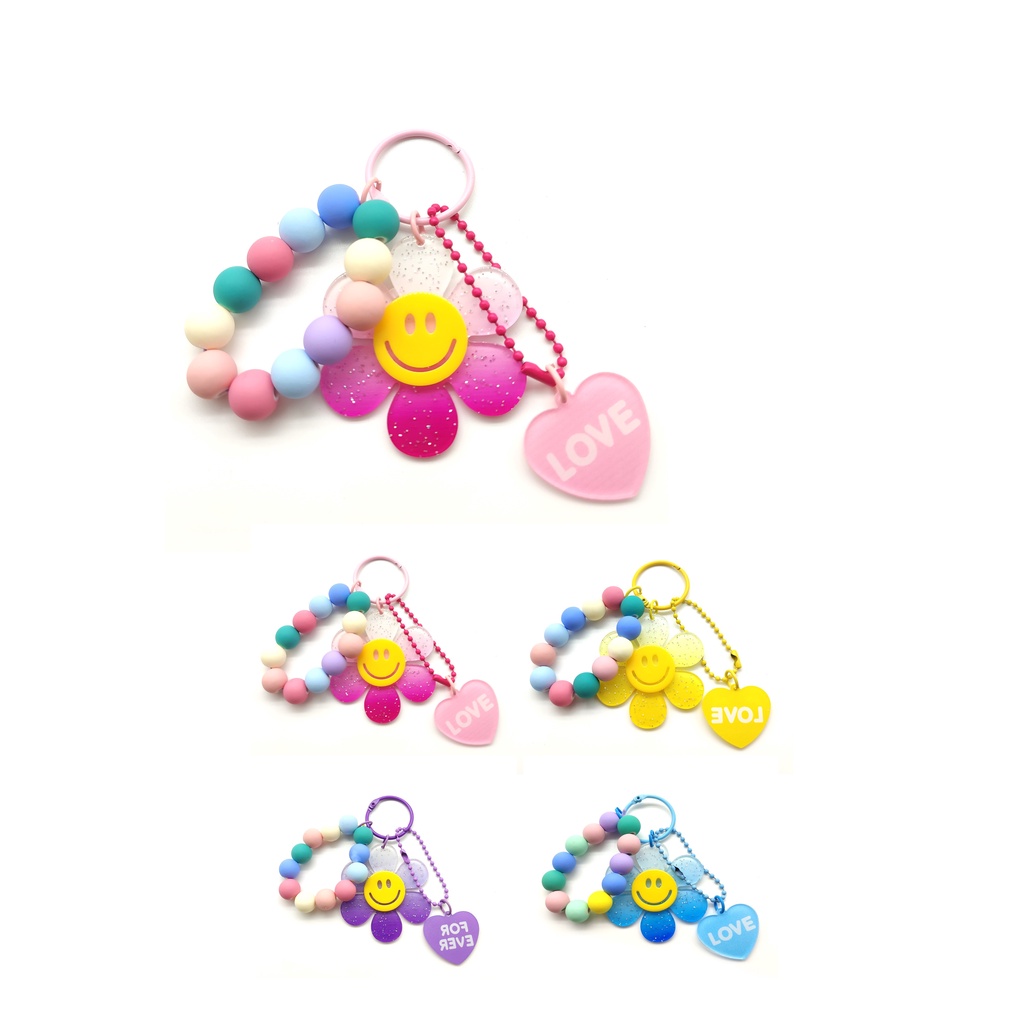 Denpasar Bali Keychain Miniso Sunflower Keychain Kitten Keychain Gantungan Kunci Miniso Ganci Miniso