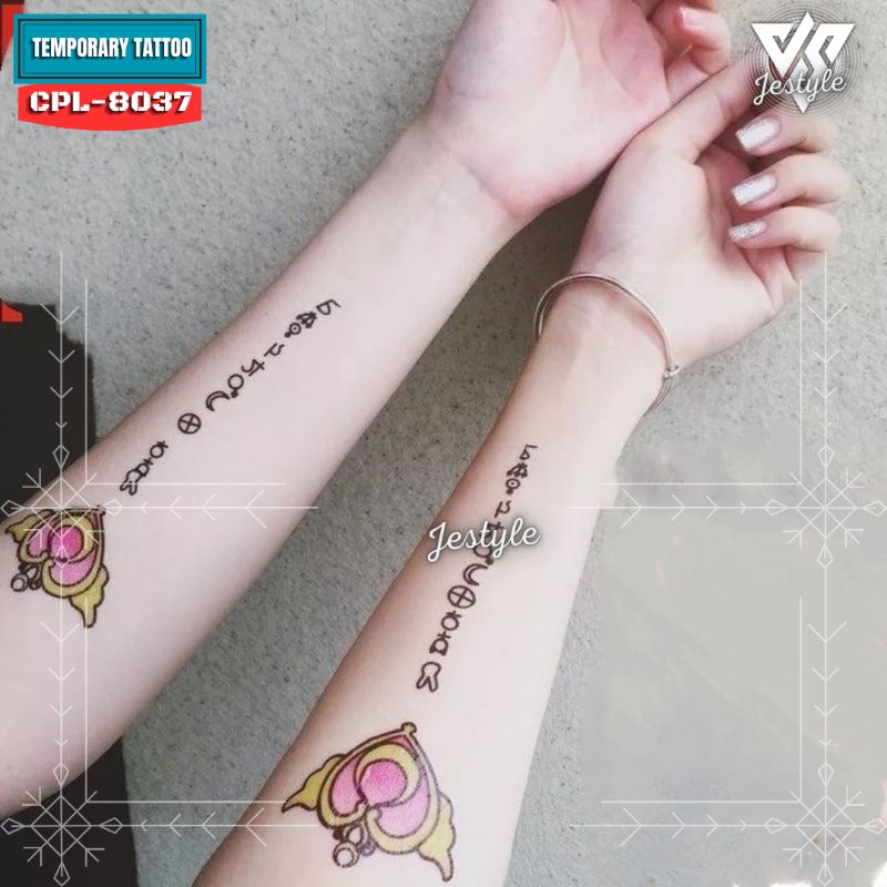 [CPL-8037] Tato Temporer Temporary Tattoo Couple