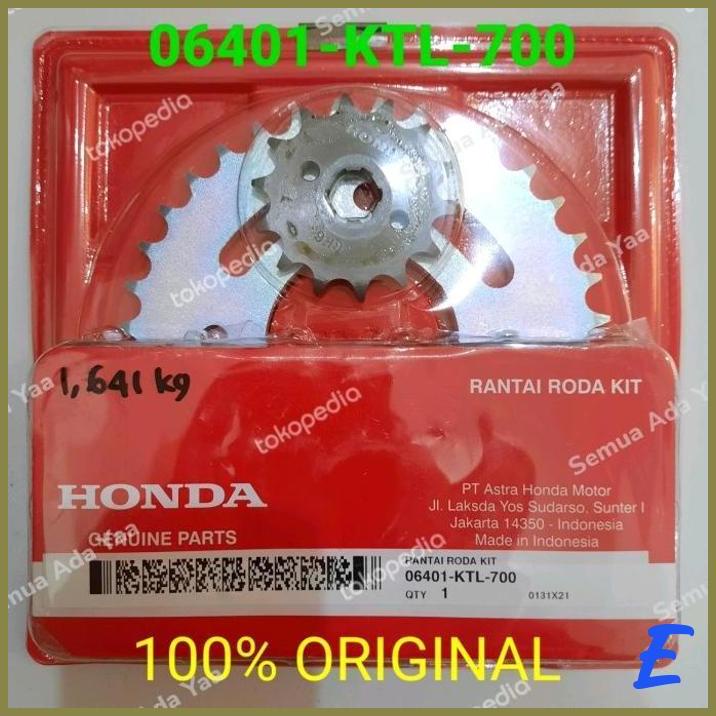 GIR GEAR SET RANTAI RANTE MOTOR HONDA NEW SUPRA FIT REVO (100% ORI) | HH