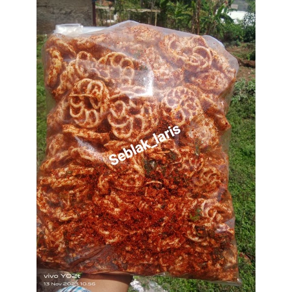 

1kg seblak rafael. seblak bantat krupuk pedo pedas petir