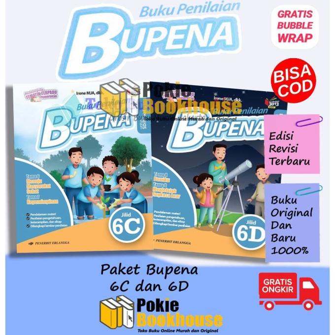 

SALE BEST SELLER ORIGINAL PAKET BUPENA 6C & 6D UNTUK SD MI K13N - ERLANGGA Termurah