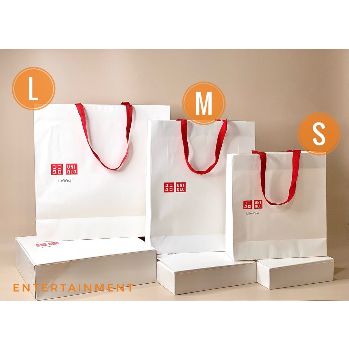Termurah Uniqlo Gift Set Box Kotak Hadiah 1 Set Ready Size SML Original New Original
