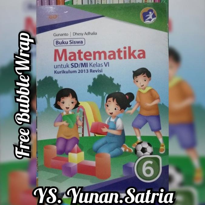 

SALE Buku MATEMATIKA kelas 6 SD kurikulum 2013 Termurah