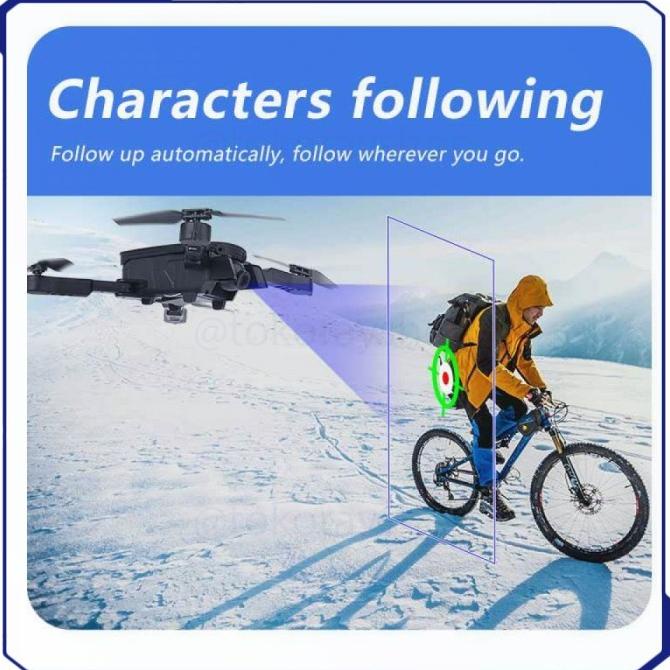 Quadcopter Drone R8 Wifi Fpv Dual Camera Zwn Falcon 1080P - Hitam