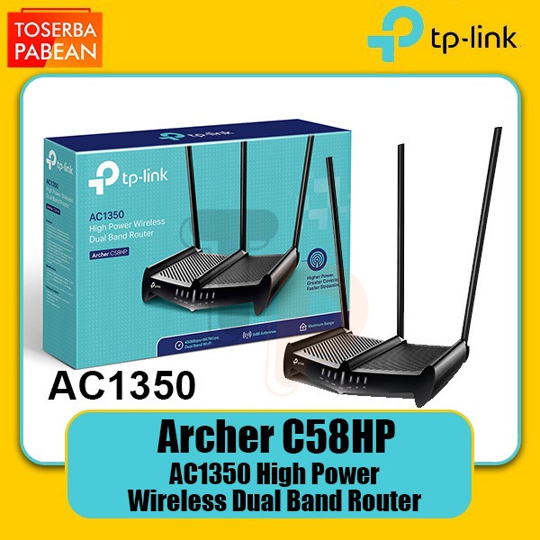 TP-Link Archer C58HP AC1350 High Power Wireless Dual Band Router C58