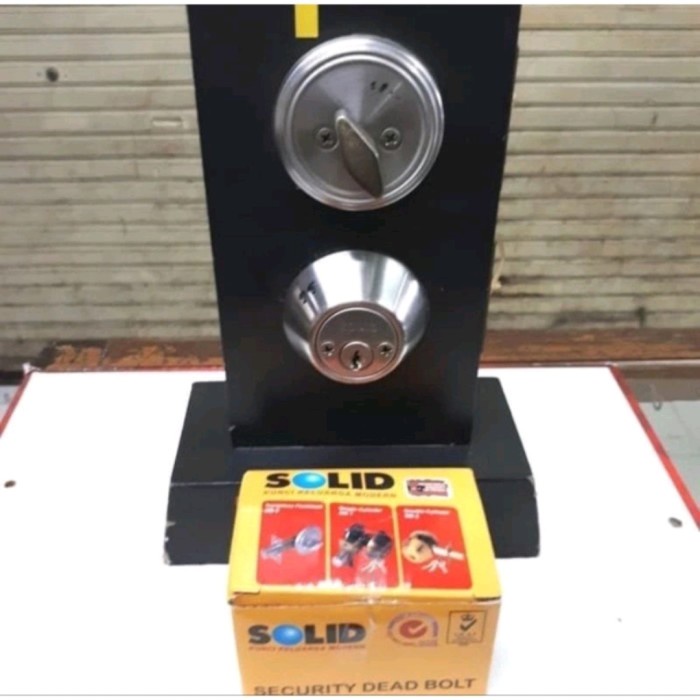 Terbaru Kunci Tambahan Solid Db 1 Sn/Dead Bolt Solid Db 1/Kunci Pintu Solid Promo Terlaris