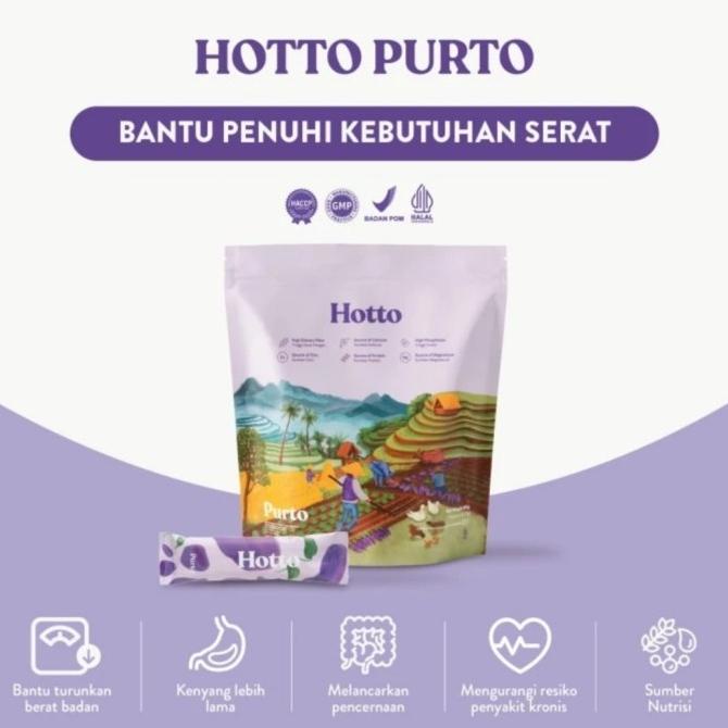 

best seller] SECANGKIR HOTTO PURTO SUPERFOOD MULTI GRAIN DENGAN UBI UNGU