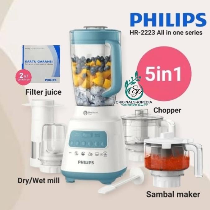 ~~~] Blender philips HR2223 4in1 Philips HR 2223 blender philips komplit