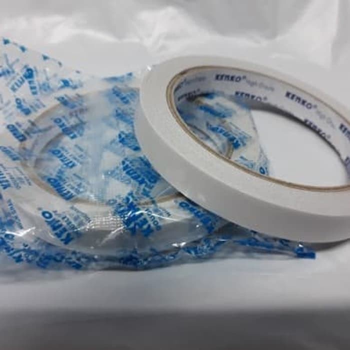 

[FREE ONGKIR] DOUBLE TAPE PUTIH KENKO 1/2 INCH GROSIR ( 12 MM ) GROSIR TERMURAH